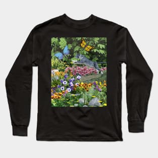 Mog Catching Butterflies Long Sleeve T-Shirt